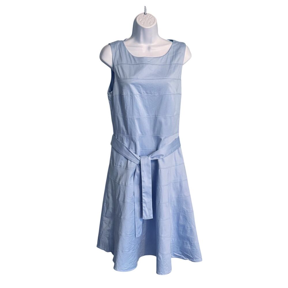 Calvin Klein A Line Dress 10 Light Blue